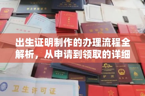 泸水出生证明制作的办理流程全解析，从申请到领取的详细指南